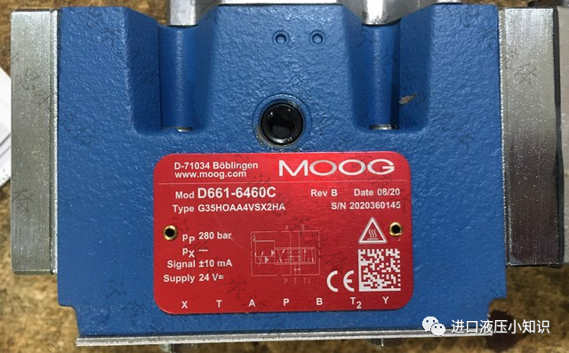 穆格MOOG伺服阀D661-6460C